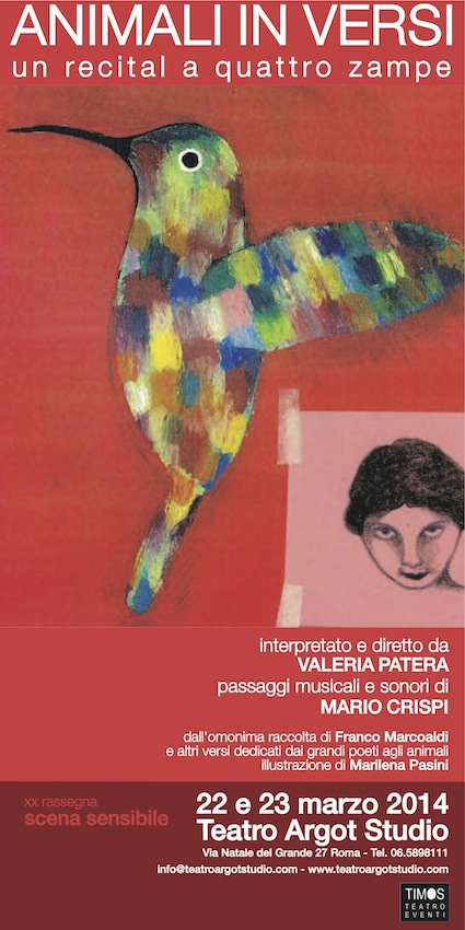 Animali in versi: un recital a quattro zampe – con Valeria Patera e Mario Crispi