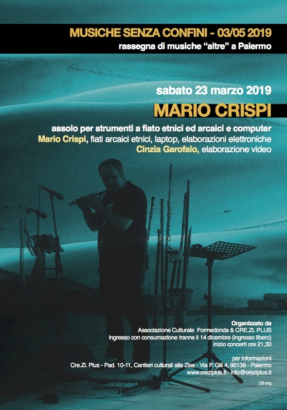Locandina concerto Mario Crispi 230419